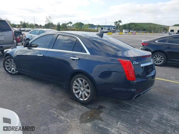 2016 Cadillac CTS Sedan RWD with VIN 1G6AP5SX8G0119984, listed as a IAAI auction lot 42098257 with 98,593 mi miles. Bid and sale history available at carsss.com. Image 3.