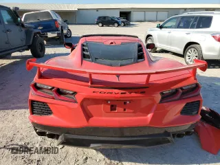 2020 Chevrolet Corvette 2LT with VIN 1G1Y72D41L5115956, listed as a Copart auction lot 77444654 with 24,308 mi miles and Salvage Title. Bid and sale history available at carsss.com. Image 6.