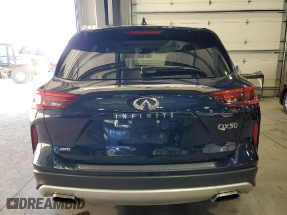 2021 Infiniti QX50 Essential с VIN 3PCAJ5CB9MF113299, выставлен на аукционе Copart как лот 41742795 с пробегом 40 258 миль миль и Списание • Salvage title. История ставок и продаж доступна на DreamBid. Изображение 6.