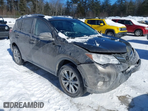2014 Toyota RAV4 Limited with VIN 2T3DFREVXEW205711, listed as a IAAI auction lot 41499687 with 49,399 mi miles. Bid and sale history available at carsss.com. Image 1.
