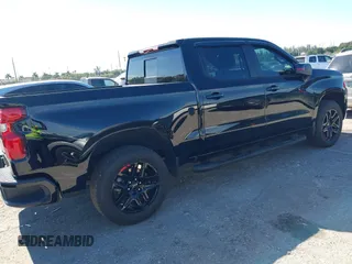 2024 Chevrolet Silverado 1500 RST with VIN 1GCUDEEL5RZ292632, listed as a IAAI auction lot 41307254 with 5,114 mi miles. Bid and sale history available at carsss.com. Image 4.