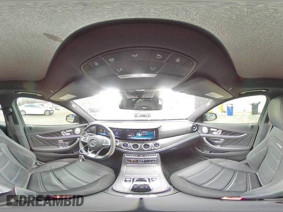 2018 Mercedes-Benz E-Class AMG E 43 with VIN WDDZF6EBXJA447519, listed as a Copart auction lot 86253784 with 45,704 mi miles and Salvage Title. Bid and sale history available at carsss.com. Image 14.