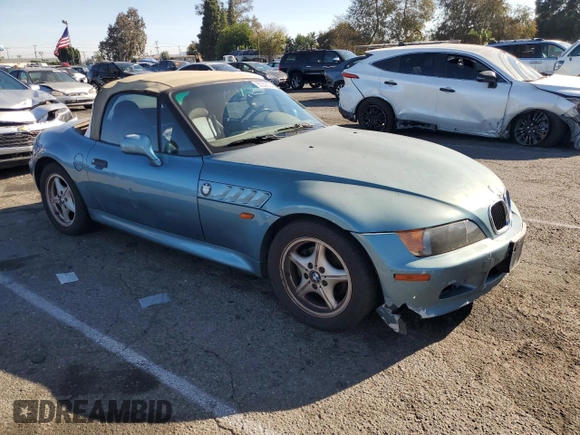 1997 BMW 3 Series 1.9L with VIN 4USCH7326VLB81104, listed as a Copart auction lot 85338034 with 174,200 mi miles and Salvage Title. Bid and sale history available at carsss.com. Image 4.