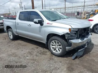 2021 Chevrolet Silverado 1500 LTZ with VIN 3GCUYGED9MG446325, listed as a IAAI auction lot 41926227 with 109,489 mi miles and . Bid and sale history available at DreamBid. Image 1.