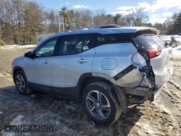 2021 GMC Terrain SLT with VIN 3GKALVEV5ML381905, listed as a Copart auction lot 45365715 with 31,317 mi miles and Salvage Title. Bid and sale history available at DreamBid. Image 2.