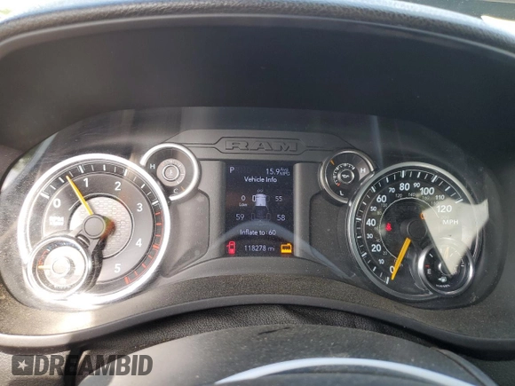2021 Ram 2500 Tradesman с VIN 3C6UR5CL2MG519358, выставлен на аукционе Copart как лот 55008725 с пробегом 118 278 миль миль и Списание • Salvage title. История ставок и продаж доступна на DreamBid. Изображение 9.