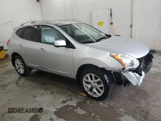 2013 Nissan Rogue SL with VIN JN8AS5MT6DW528312, listed as a Copart auction lot 52938335 with 76,379 mi miles and Salvage Title. Bid and sale history available at carsss.com. Image 4.