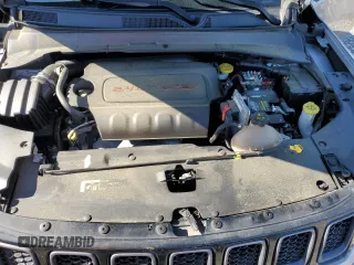 2020 Jeep Compass Trailhawk with VIN 3C4NJDDB6LT195910, listed as a Copart auction lot 55456015 with 122,138 mi miles and Salvage title. Bid and sale history available at DreamBid. Image 12.