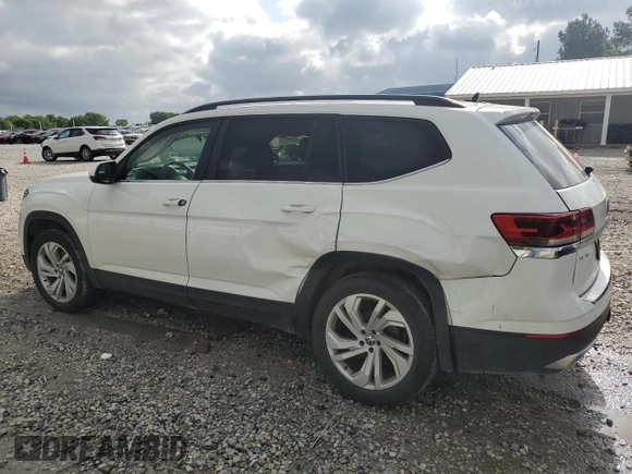 2023 Volkswagen Atlas SE with VIN 1V2KR2CA2PC524739, listed as a Copart auction lot 56976715 with 58,736 mi miles and Salvage title. Bid and sale history available at DreamBid. Image 2.