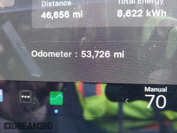 2020 Tesla Model 3 Standard Range Plus with VIN 5YJ3E1EAXLF644679, listed as a IAAI auction lot 41500595 with 53,726 mi miles and . Bid and sale history available at DreamBid. Image 15.
