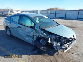 2018 Toyota Prius Two with VIN JTDKARFU1J3057604, listed as a IAAI auction lot 41446327 with 72,023 mi miles. Bid and sale history available at carsss.com. Image 1.