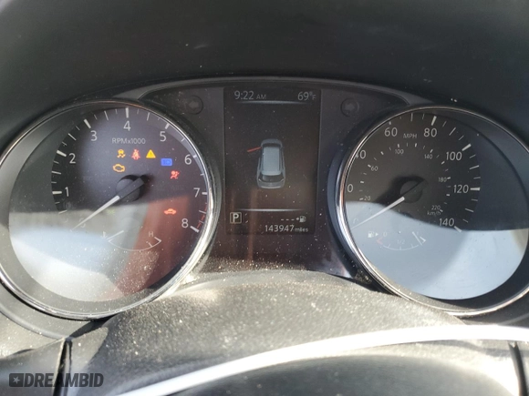 2017 Nissan Rogue S with VIN JN8AT2MTXHW387455, listed as a Copart auction lot 51064605 with 143,947 mi miles and Salvage Title. Bid and sale history available at carsss.com. Image 9.