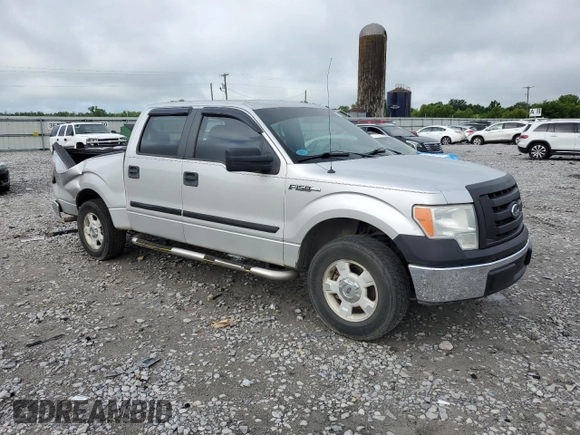 2009 Ford F-150 XL with VIN 1FTRW12W09FA68807, listed as a Copart auction lot 57811775 with 256,731 mi miles and Salvage title. Bid and sale history available at DreamBid. Image 4.
