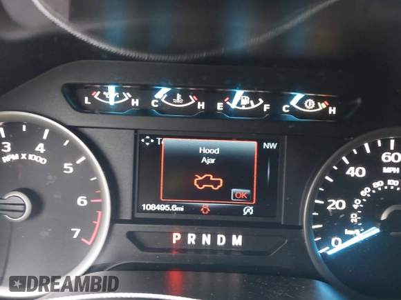 2018 Ford F-150 XL with VIN 1FTEW1EP0JKD97635, listed as a IAAI auction lot 42061289 with 108,495 mi miles. Bid and sale history available at carsss.com. Image 7.
