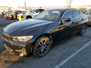 2022 BMW 3 Series 330i with VIN 3MW5R1J04N8C27833, listed as a Copart auction lot 88035205 with 35,518 mi miles and Salvage Title. Bid and sale history available at carsss.com. Image 1.