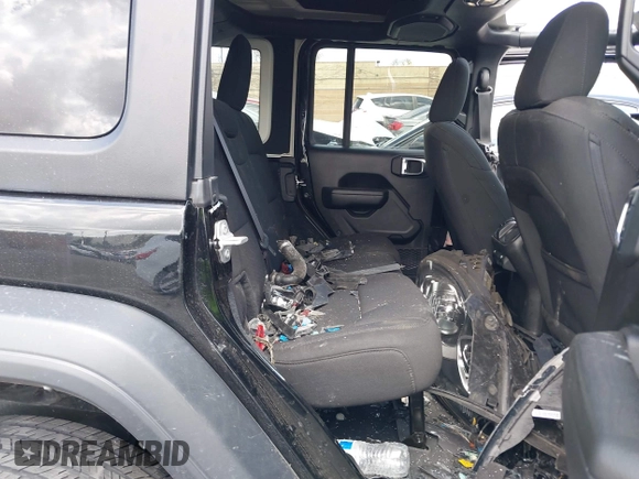 2023 Jeep Wrangler Sport S с VIN 1C4HJXDN5PW634233, выставлен на аукционе IAAI как лот 41926302 с пробегом 14 422 миль миль и . История ставок и продаж доступна на DreamBid. Изображение 8.
