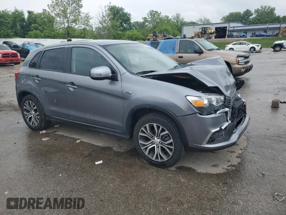 2017 Mitsubishi Outlander ES with VIN JA4AP3AU4HZ017002, listed as a Copart auction lot 59027755 with 55,875 mi miles and Salvage title. Bid and sale history available at DreamBid. Image 4.