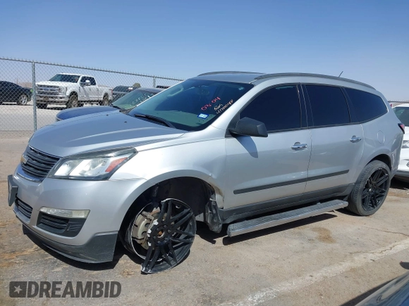2015 Chevrolet Traverse LS with VIN 1GNKRFEDXFJ388491, listed as a IAAI auction lot 41700140 with 156,233 mi miles and . Bid and sale history available at DreamBid. Image 14.