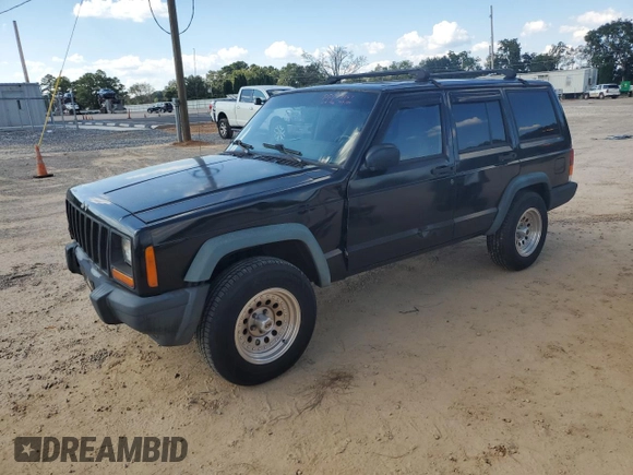 1997 Jeep Cherokee SE with VIN 1J4FJ28S6VL563756, listed as a Copart auction lot 74795074 with 196,118 mi miles and Salvage Title. Bid and sale history available at carsss.com. Image 1.