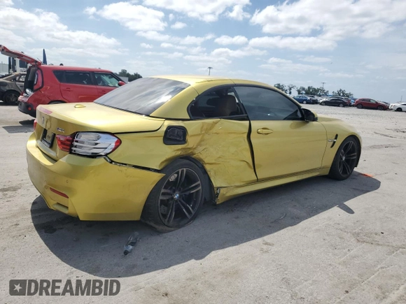 2015 BMW M4 z VIN WBS3U9C55FJ968278, wystawiony jako Copart lot #54518185 z przebiegiem 87 716 mil mil oraz Szkoda całkowita • Salvage title. Historia ofert i sprzedaży dostępna na DreamBid. Obrazek 3.