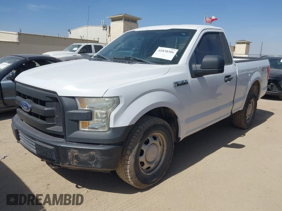2017 Ford F-150 XL with VIN 1FTMF1EF9HKC48136, listed as a IAAI auction lot 41838386 with 73,901 mi miles and . Bid and sale history available at DreamBid. Image 2.