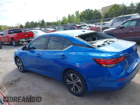 2024 Nissan Sentra SV with VIN 3N1AB8CV8RY280003, listed as a IAAI auction lot 40634571 with 3,371 mi miles and . Bid and sale history available at DreamBid. Image 14.