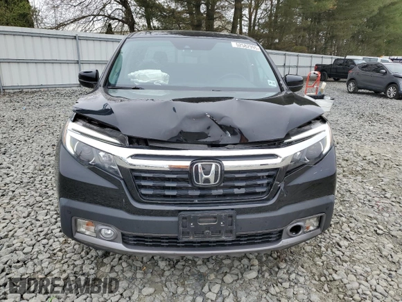 2020 Honda Ridgeline RTL-E with VIN 5FPYK3F77LB006653, listed as a Copart auction lot 52582995 with 20,727 mi miles and Salvage title. Bid and sale history available at DreamBid. Image 5.