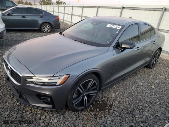 2020 Volvo S60 R-Design with VIN 7JRA22TM6LG060659, listed as a Copart auction lot 82712324 with 0 mi miles and Salvage Title. Bid and sale history available at carsss.com. Image 1.