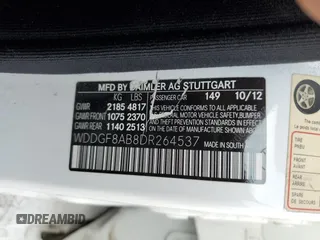 2013 Mercedes-Benz C 300 Sport z VIN WDDGF8AB8DR264537, wystawiony jako Copart lot #53031875 z przebiegiem 92 735 mil mil oraz Szkoda całkowita • Salvage title. Historia ofert i sprzedaży dostępna na DreamBid. Obrazek 12.