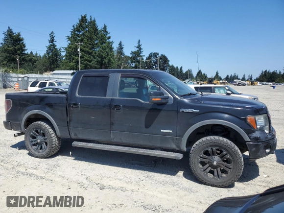 2011 Ford F-150 XLT with VIN 1FTFW1ET2BFC73510, listed as a Copart auction lot 64771215 with 198,379 mi miles and Clean title. Bid and sale history available at DreamBid. Image 4.