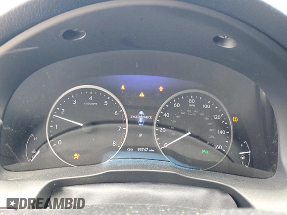 2015 Lexus ES 330 with VIN JTHBK1GG7F2210098, listed as a Copart auction lot 60914745 with 93,747 mi miles and Salvage title. Bid and sale history available at DreamBid. Image 9.
