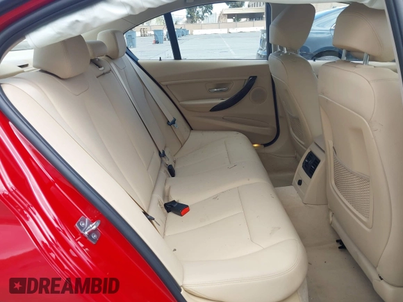 2014 BMW 3 Series 328i with VIN WBA3C1C51EK108296, listed as a IAAI auction lot 41925720 with 37,449 mi miles. Bid and sale history available at carsss.com. Image 8.