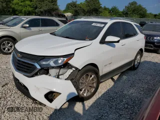 2021 Chevrolet Equinox LT with VIN 3GNAXKEVXMS153913, listed as a Copart auction lot 58961185 with 97,711 mi miles and Salvage title. Bid and sale history available at DreamBid. Image 1.