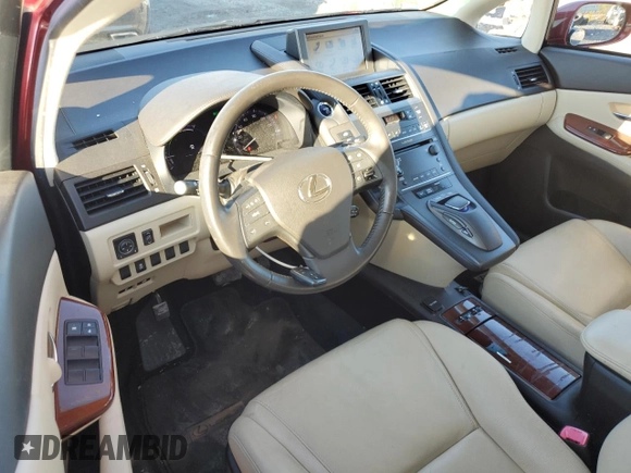 2010 Lexus HS 250h with VIN JTHBB1BA7A2021334, listed as a Copart auction lot 88048675 with 92,426 mi miles and Salvage Title. Bid and sale history available at DreamBid. Image 8.
