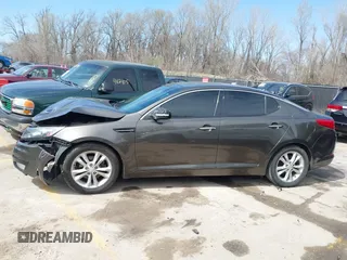 2013 Kia Optima EX with VIN 5XXGN4A77DG234921, listed as a IAAI auction lot 41823669 with 168,460 mi miles. Bid and sale history available at carsss.com. Image 14.