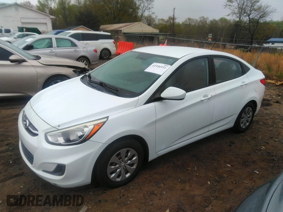 2016 Hyundai Accent SE with VIN KMHCT4AE8GU979206, listed as a IAAI auction lot 41956931 with 146,157 mi miles and . Bid and sale history available at DreamBid. Image 2.