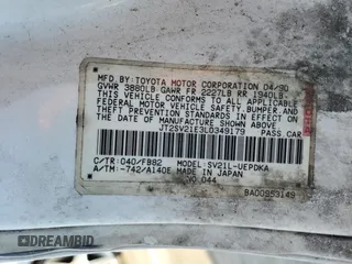 1990 Toyota Camry z VIN JT2SV21E3L0349179, wystawiony jako Copart lot #75125234 z przebiegiem 138 635 mil mil oraz Czysty tytuł • Clean title. Historia ofert i sprzedaży dostępna na DreamBid. Obrazek 12.