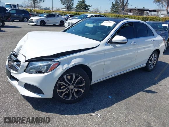 2015 Mercedes-Benz C 300 Luxury with VIN 55SWF4KBXFU020795, listed as a IAAI auction lot 41842174 with 113,630 mi miles and . Bid and sale history available at carsss.com. Image 19.