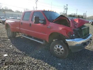 2003 Ford F-350 XL with VIN 1FTWW33FX3EA92736, listed as a Copart auction lot 43202075 with 287,887 mi miles and Salvage Title. Bid and sale history available at DreamBid. Image 4.