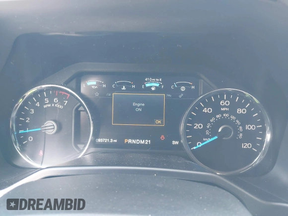 2016 Ford F-150 XLT with VIN 1FTFW1EG9GFA98490, listed as a IAAI auction lot 42043102 with 93,721 mi miles and . Bid and sale history available at DreamBid. Image 7.