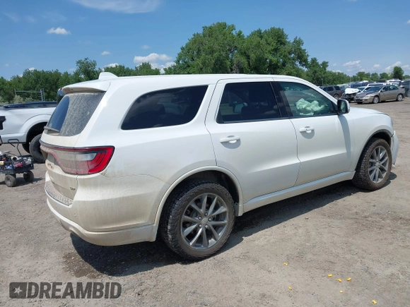 2017 Dodge Durango GT z VIN 1C4RDJDG4HC870126, wystawiony jako IAAI lot #42420250 z przebiegiem 174 495 mil mil oraz . Historia ofert i sprzedaży dostępna na DreamBid. Obrazek 4.