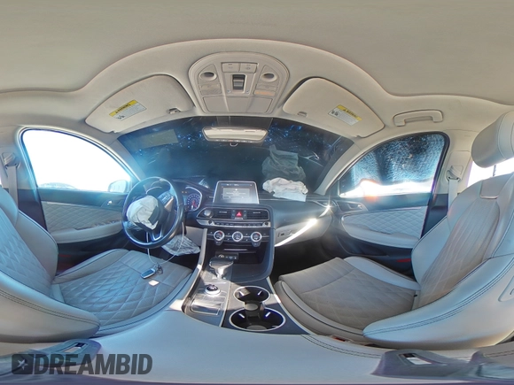 2020 Genesis G70 2.0T with VIN KMTG44LA1LU045400, listed as a Copart auction lot 83072684 with 56,380 mi miles and Non repairable. Bid and sale history available at DreamBid. Image 13.