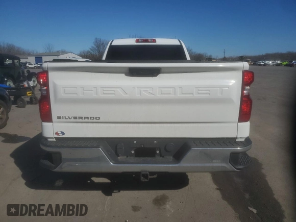 2023 Chevrolet Silverado 1500 Work Truck with VIN 3GCNAAED8PG183643, listed as a Copart auction lot 45370915 with 17,791 mi miles and Salvage Title. Bid and sale history available at carsss.com. Image 6.