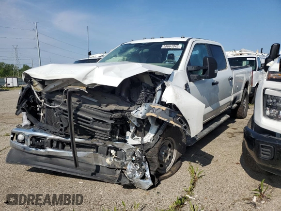 2023 Ford F-250 XL with VIN 1FT7W2BT0PEC14967, listed as a Copart auction lot 58661045 with 42,979 mi miles and Salvage title. Bid and sale history available at DreamBid. Image 1.