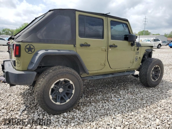 2013 Jeep Wrangler Unlimited Sport z VIN 1C4BJWDG3DL678908, wystawiony jako Copart lot #54840255 z przebiegiem 94 618 mil mil oraz Szkoda całkowita • Salvage title. Historia ofert i sprzedaży dostępna na DreamBid. Obrazek 3.