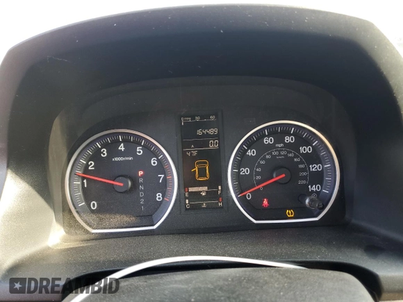 2008 Honda CR-V EX-L with VIN JHLRE48758C075520, listed as a Copart auction lot 77112634 with 164,489 mi miles and Salvage Title. Bid and sale history available at carsss.com. Image 9.