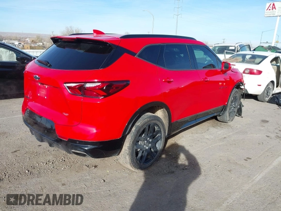 2020 Chevrolet Blazer RS с VIN 3GNKBERS0LS638001, выставлен на аукционе IAAI как лот 41058909 с пробегом 68 338 миль миль и . История ставок и продаж доступна на DreamBid. Изображение 4.