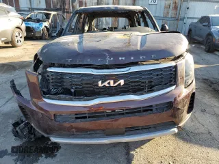 2022 Kia Telluride LX with VIN 5XYP24HC3NG205490, listed as a Copart auction lot 75028644 with Not Provided miles and Salvage Title. Bid and sale history available at carsss.com. Image 5.