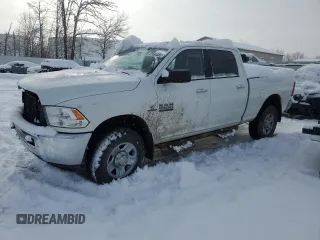 2017 Ram 2500 SLT with VIN 3C6UR5DL3HG652280, listed as a Copart auction lot 47184555 with 98,727 mi miles and Salvage title. Bid and sale history available at DreamBid. Image 1.