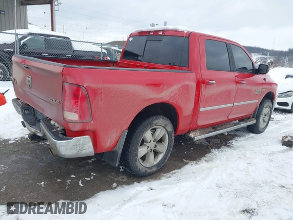 2018 Ram 1500 Big Horn with VIN 3C6RR7LT5JG140156, listed as a IAAI auction lot 41307883 with 119,650 mi miles. Bid and sale history available at carsss.com. Image 4.